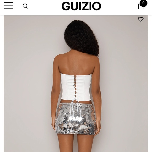 Guizio Sequined Mini skirt - Picture 2 of 5